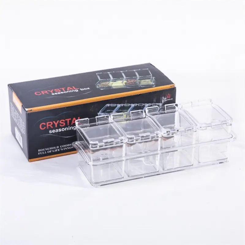 Crystal Seasoning Box-স্বচ্ছ মশলার বক্স